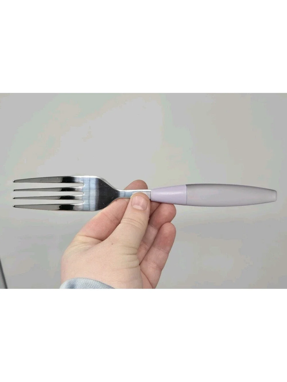VTG Pfaltzgraff Terrace Lilac Stainless Steel Flatware Set 59 Piece Set RARE